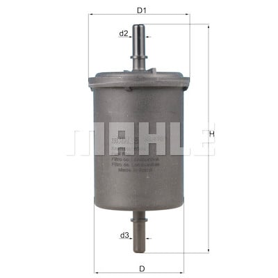 Filtro carburante MAHLE ORIGINAL KL 416/1