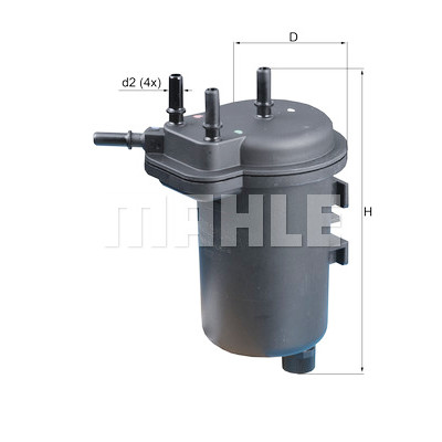Filtro carburante MAHLE ORIGINAL KL 432