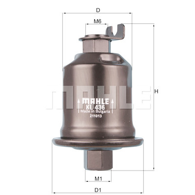 Filtro carburante MAHLE ORIGINAL KL 436