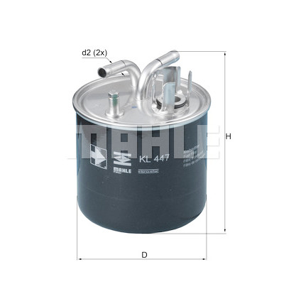 Filtro carburante MAHLE ORIGINAL KL 447