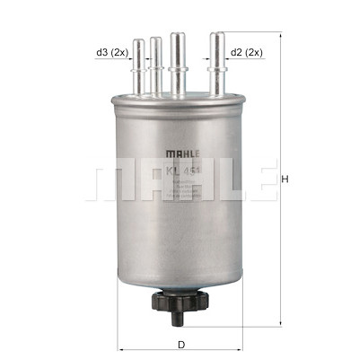 Filtro carburante MAHLE ORIGINAL KL 451