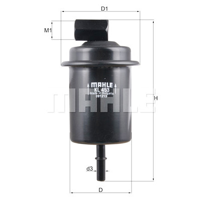 Filtro carburante MAHLE ORIGINAL KL 453