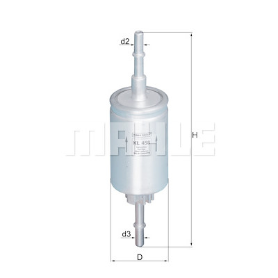 Filtro carburante MAHLE ORIGINAL KL 458
