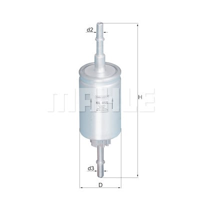 Filtro carburante MAHLE ORIGINAL KL 458