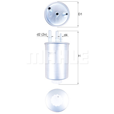 Filtro carburante MAHLE ORIGINAL KL 505