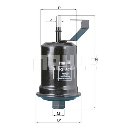 Filtro carburante MAHLE ORIGINAL KL 507