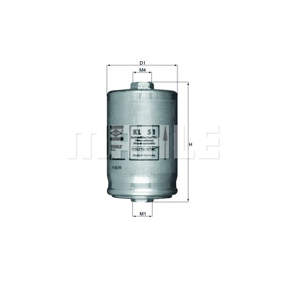 Filtro carburante MAHLE ORIGINAL KL 51