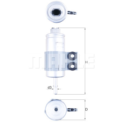 Filtro carburante MAHLE ORIGINAL KL 510