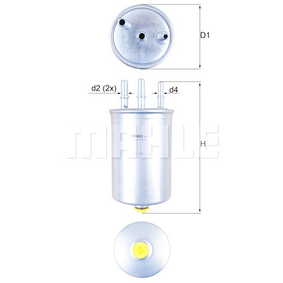 Filtro carburante MAHLE ORIGINAL KL 511
