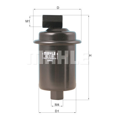 Filtro carburante MAHLE ORIGINAL KL 516