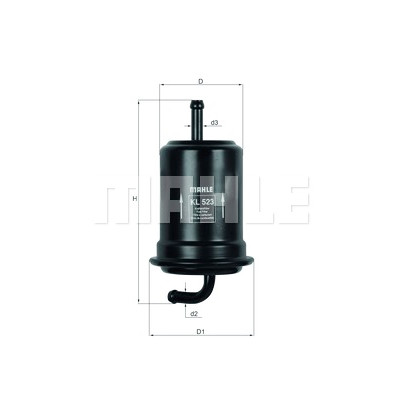 Filtro carburante MAHLE ORIGINAL KL 523