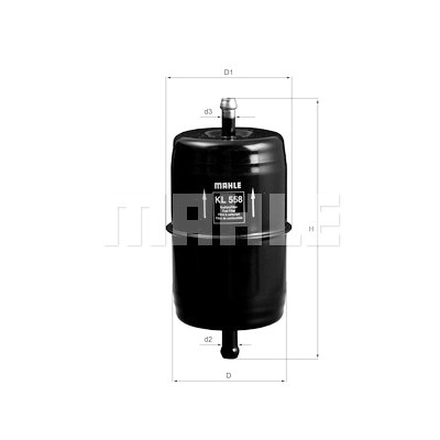 Filtro carburante MAHLE ORIGINAL KL 558
