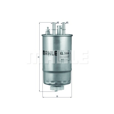 Filtro carburante MAHLE ORIGINAL KL 566