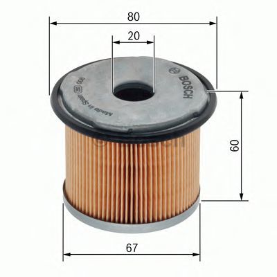 Filtro carburante BOSCH 1 457 429 281