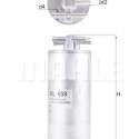 Filtro carburante MAHLE ORIGINAL KL 659