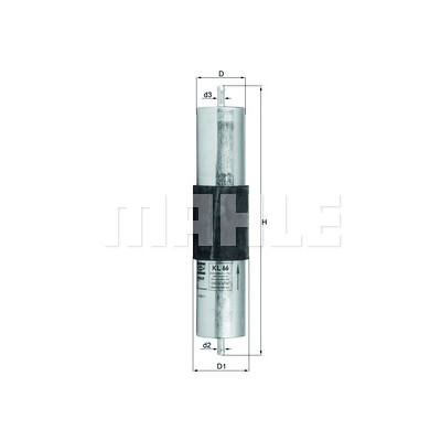 Filtro carburante MAHLE ORIGINAL KL 66