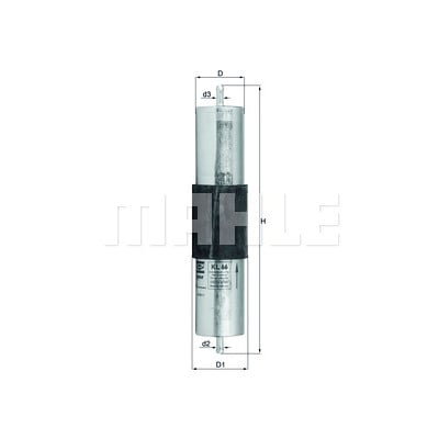 Filtro carburante MAHLE ORIGINAL KL 66