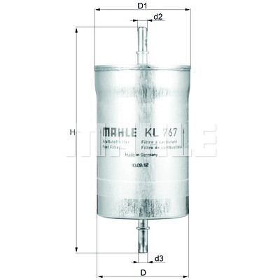 Filtro carburante MAHLE ORIGINAL KL 767