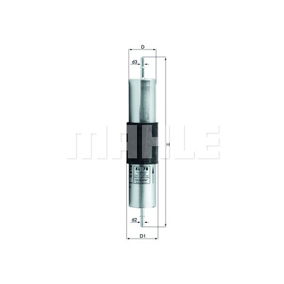 Filtro carburante MAHLE ORIGINAL KL 78