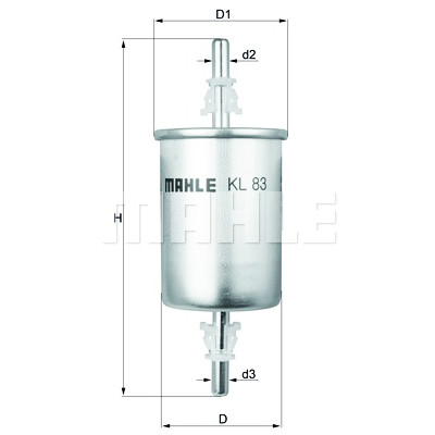 Filtro carburante MAHLE ORIGINAL KL 83