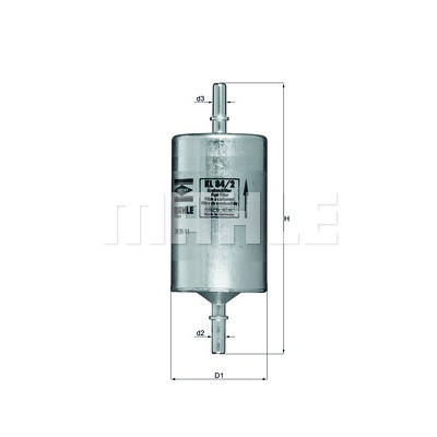 Filtro carburante MAHLE ORIGINAL KL 84/2