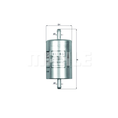 Filtro carburante MAHLE ORIGINAL KL 86