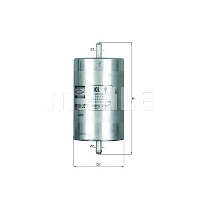 Filtro carburante MAHLE ORIGINAL KL 9