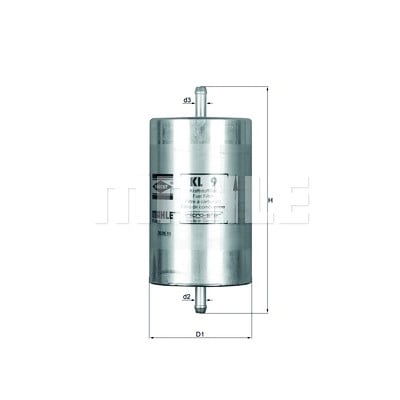 Filtro carburante MAHLE ORIGINAL KL 9
