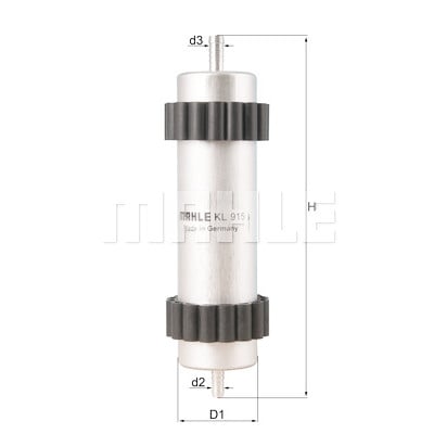 Filtro carburante MAHLE ORIGINAL KL 915