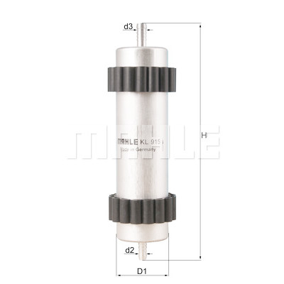 Filtro carburante MAHLE ORIGINAL KL 915