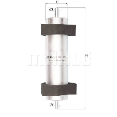 Filtro carburante MAHLE ORIGINAL KL 916