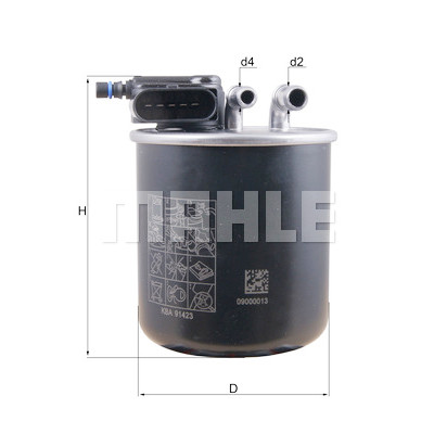 Filtro carburante MAHLE ORIGINAL KL 942