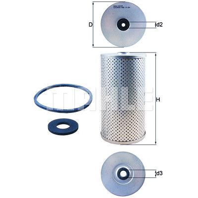 Filtro carburante MAHLE ORIGINAL KX 210D
