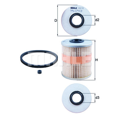Filtro carburante MAHLE ORIGINAL KX 218D