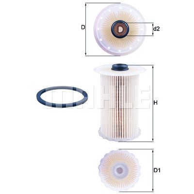 Filtro carburante MAHLE ORIGINAL KX 229D