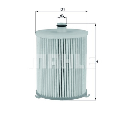 Filtro carburante MAHLE ORIGINAL KX 245/4D