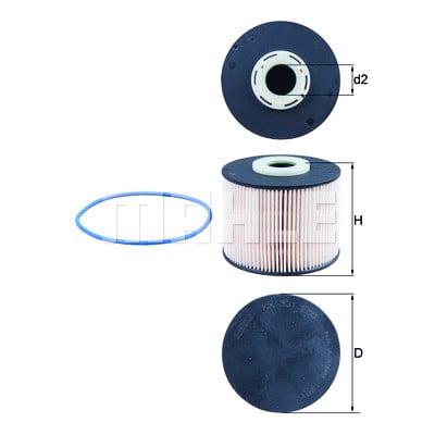 Filtro carburante MAHLE ORIGINAL KX 331D