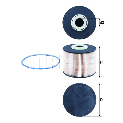 Filtro carburante MAHLE ORIGINAL KX 331D