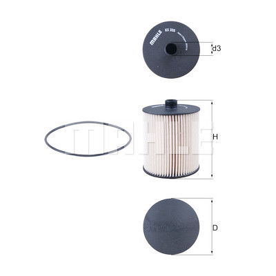 Filtro carburante MAHLE ORIGINAL KX 335D