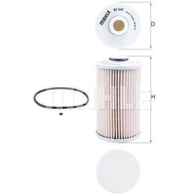 Filtro carburante MAHLE ORIGINAL KX 344D