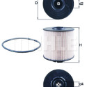 Filtro carburante MAHLE ORIGINAL KX 67/2D