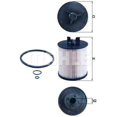 Filtro carburante MAHLE ORIGINAL KX 86/1D