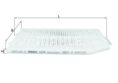 Filtro aria abitacolo MAHLE ORIGINAL LA 23