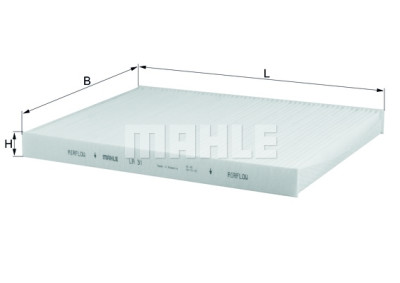 Filtro aria abitacolo MAHLE ORIGINAL LA 31