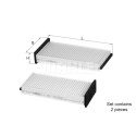 Filtro aria abitacolo MAHLE ORIGINAL LA 366/S
