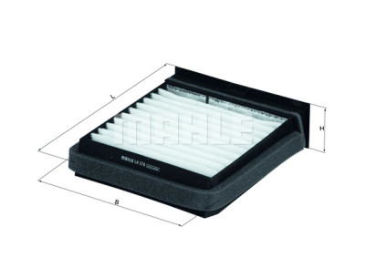 Filtro aria abitacolo MAHLE ORIGINAL LA 376