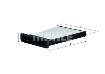 Filtro aria abitacolo MAHLE ORIGINAL LA 480