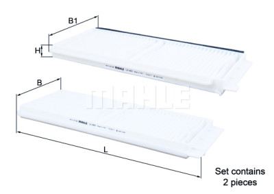 Filtro aria abitacolo MAHLE ORIGINAL LA 483/S