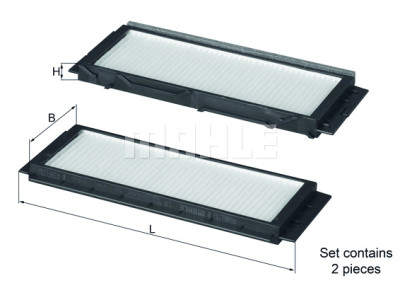 Filtro aria abitacolo MAHLE ORIGINAL LA 501/S