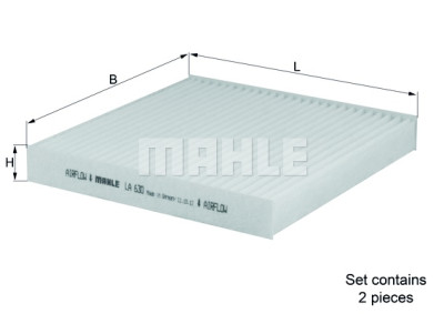 Filtro aria abitacolo MAHLE ORIGINAL LA 630/S